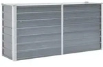 vidaXL Hochbeet, Grau, Metall, 40x77x160 cm, Gartenzubeh&ouml;r, Hochbeete