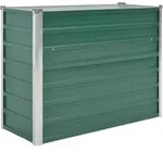 vidaXL Hochbeet, Gr&uuml;n, Metall, 40x77x100 cm, Gartenzubeh&ouml;r, Hochbeete