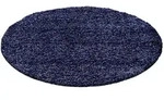 Ayyildiz Hochflorteppich Life 1500, Dunkelblau, Textil, Uni, rund, Oeko-Tex&reg;