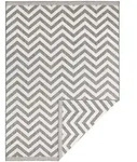 Hanse Home Outdoorteppich Twin Supreme, Creme, Grau, Kunststoff, geometrisch,