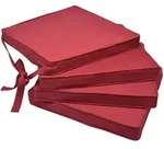 Beautissu Stuhlkissen, Rot, Textil, 40x45 cm, Wohntextilien, Kissen, Sitzkissen