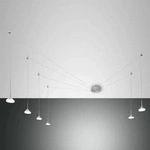 Fabas Luce LED-PENDELLEUCHTE Alu 350 cm, Energieeffizienzklasse: E