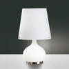 Fabas Luce Tischleuchte Ade, Weiß, Glas, 58 cm, ISO 9001, getrennt schaltbar, Lampen
