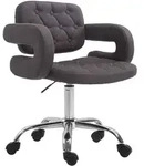 CLP Drehstuhl, Dunkelgrau, Metall, 62x78x55 cm, Arbeitszimmer, B&uuml;rost&uuml;hle,