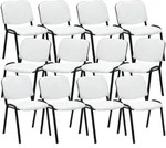 CLP Besucherstuhl, Wei&szlig;, Metall, 53x83x53 cm, Arbeitszimmer, Besucherst&uuml;hle