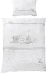 Roba Babybettw&auml;sche, Grau, Textil, Tiere, Rechteckig, 100x135 cm, Schlafen,