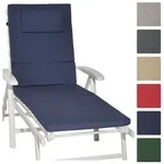 Beautissu Rollliegenauflage, Dunkelblau, Textil, 60x5x200 cm, Outdoor-Kissen,