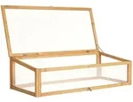 tectake Fr&uuml;hbeet, Braun, Holz, Baum/Pflanze/Natur, Rechteckig, 53x34x115 cm,