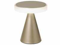 Fabas Luce Led-Tischleuchte, Gold, Metall, Kunststoff, 20 cm, ISO 9001, Touch
