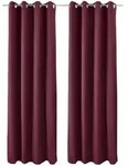 Beautissu Vorhang, Bordeaux, Textil, 140x245x1 cm, Wohntextilien, Gardinen &