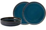 like.Villeroy & Boch Tafel-Set, Dunkelblau, Keramik, 4-teilig, 2x2x2 cm, Essen &