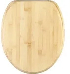 Sanilo Wc-Sitz, Braun, Holzwerkstoff, Oval, 38x6x47 cm, Badezimmer, WC...