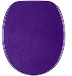 Sanilo Wc-Sitz, Violett, Holzwerkstoff, Oval, 38x6x47 cm, Badezimmer, WC...