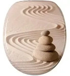Sanilo Wc-Sitz, Braun, Holzwerkstoff, Oval, 38x6x47 cm, Badezimmer, WC...