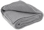 wometo Strickdecke, Grau, Textil, 140x190 cm, Wohntextilien, Decken, Kuscheldecken