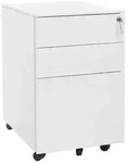 Boxxx Rollcontainer, Wei&szlig;, Metall, 3 Schublade(n) Schubladen, 39x60x52 cm,