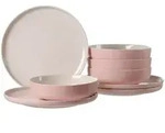 Ritzenhoff Breker Tafelservice, Rosa, Keramik, 8-teilig, 2x2x2 cm, Essen & Trinken,