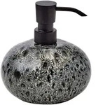 Aquanova Seifenspender Ugo, Schwarz, Olivgr&uuml;n, Keramik, 11x14x13 cm, Badaccessoires,