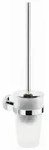 Tesa Wc-B&uuml;rstengarnitur Exxcellent, Wei&szlig;, Metall, 9.4x44.5x13.6 cm, B&uuml;rstenkopf