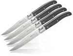 Gefu Messerset, Schwarz, Holz, Kochen, K&uuml;chenmesser, Messersets