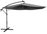 Juskys Ampelschirm, Dunkelgrau, Metall, 330x330 cm, Sonnen- & Sichtschutz,