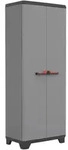 Keter Mehrzweckschrank, Grau, Rot, Schwarz, Kunststoff, 3 F&auml;cher, 68x173x39 cm,