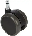 Mid.you Drehstuhlrolle, Schwarz, Kunststoff, Metall, 5-teilig, 5x7.1x6.5 cm,