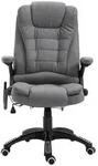 Vinsetto Massagesessel, Grau, Kunststoff, 1-Sitzer, F&uuml;llung: Schaumstoff, 74x116x67