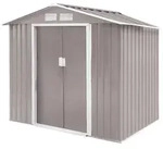 Hattoro Ger&auml;tehaus, Grau, Metall, 127x185x213 cm, Aufbewahrung & Schutzh&uuml;llen,