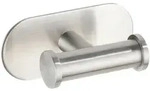 Wenko Wandhaken, Edelstahl, Metall, eckig, 10x4.5x6.5 cm, Badaccessoires,