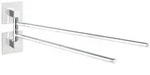 Handtuchhalter, Silber, Metall, 6.5x14.5x40 cm, Badaccessoires, Waschplatzzubeh&ouml;r,
