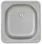 Respekta Sp&uuml;le Dallas, Edelstahl, Metall, 46.5x15.5x43.5 cm, Made in Turkey,