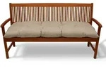 Beautissu Bankpolster, Beige, Textil, 50x10x120 cm, Outdoor-Kissen,...