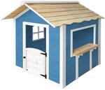 Home Deluxe Spielhaus, Blau, Holz, 118.2x132.5x111 cm, Outdoor Spielzeug,