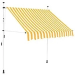 vidaXL Markise, Orange, Textil, 150x300x120 cm, Sonnenschutz & Sichtschutz,...