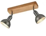 Trio Leuchten Deckenleuchte, Braun, Holz, 11x20x33 cm, Lampen & Leuchten,