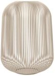 Blomus Laterne Lito, Beige, Metall, oval, 45 cm, Dekoration, Windlichter & Laternen,