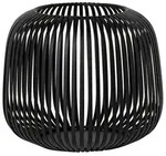 Blomus Laterne Lito, Schwarz, Metall, oval, 17 cm, Dekoration, Windlichter &