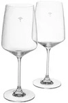 Joop! Rotweinglas Single Cornflower, Glas, 2-teilig, 520 ml, 22.5 cm, Essen &