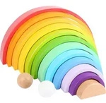 small foot Holzbausteine, Natur, Holz, 5x18x36 cm, Spielzeug, Babyspielzeug,