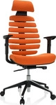 MID.YOU DREHSTUHL Orange, Schwarz 65x131x53 cm