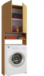 Mid.you Waschmaschinenschrank VCM Lona, Buche, Holzwerkstoff, 64x182x27 cm,