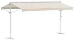 Outsunny Standmarkise, Creme, Metall, Kunststoff, 340x255x450 cm, Sonnen- &