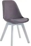 CLP Stuhl, Dunkelgrau, Holz, 48x84x55 cm, Esszimmer, St&uuml;hle, Esszimmerst&uuml;hle,