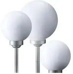 Led, Wei&szlig;, Kunststoff, Rund, 25x65x25 cm, Lampen & Leuchten, Au&szlig;enbeleuchtung,