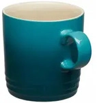 Le Creuset Becher, Blau, Keramik, Kaffee & Tee, Tassen, Kaffeebecher