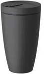 Villeroy & Boch Kaffeebecher Manufacture Rock, Schwarz, Keramik, 350 ml, Kaffee...