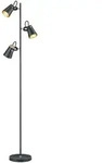 Trio Leuchten Stehlampe, Schwarz, Metall, 38x160x38 cm, Lampen & Leuchten,