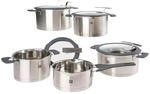 Zwilling Kochtopfset Zwilling Simplify, Edelstahl, Metall, Glas, 5-teilig, 16...