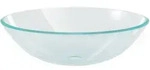 vidaXL Waschbecken, Silber, Glas, Rechteckig, 42x13x42 cm, Badezimmer, Waschbecken &